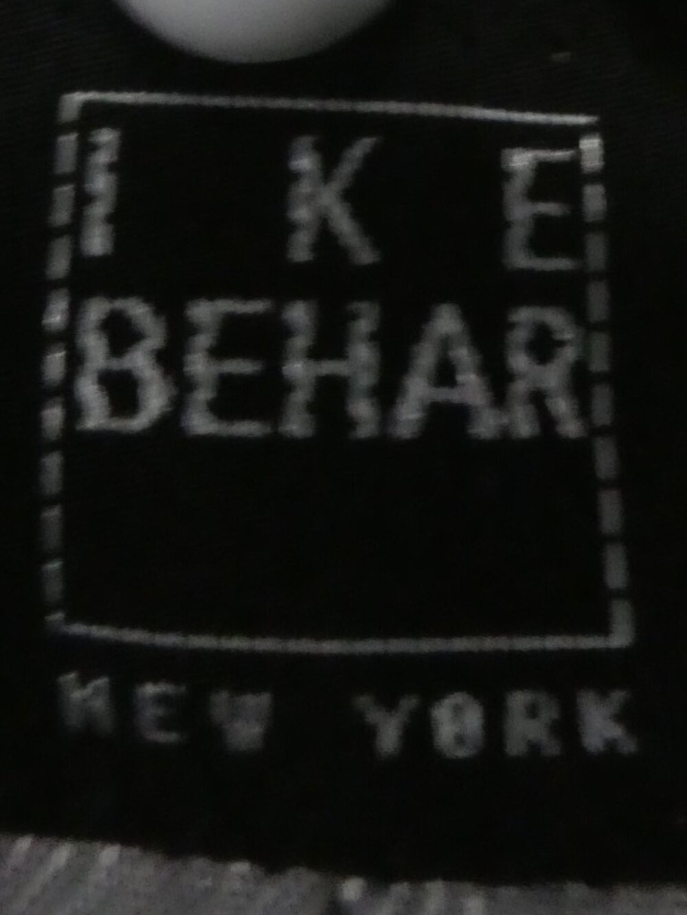 IKE BEHAR Black Wool Blend Shawl Portrait Collar Winter Overcoat Size 6 - Picture 2 of 16